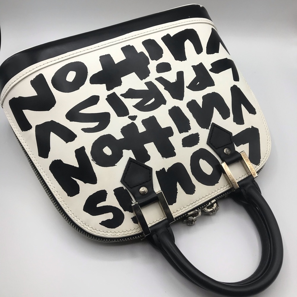 Louis Vuitton Graffiti Alma Stephen Sprouse MM Collector’s Rare Limited Handbag - Picture 4 of 16